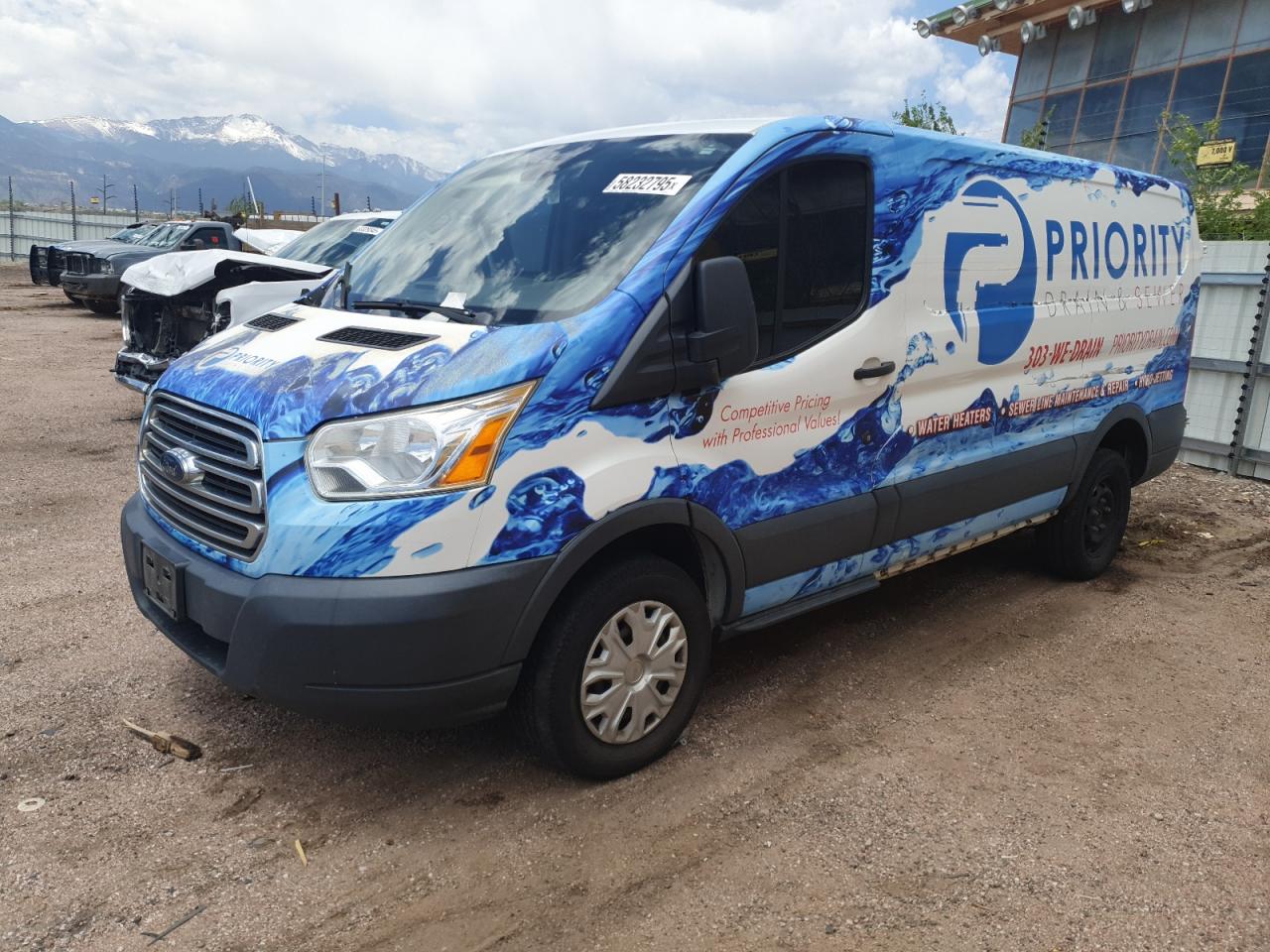 2017 Ford Transit T-250 იყიდება Colorado Springs-ში, CO - Rear End