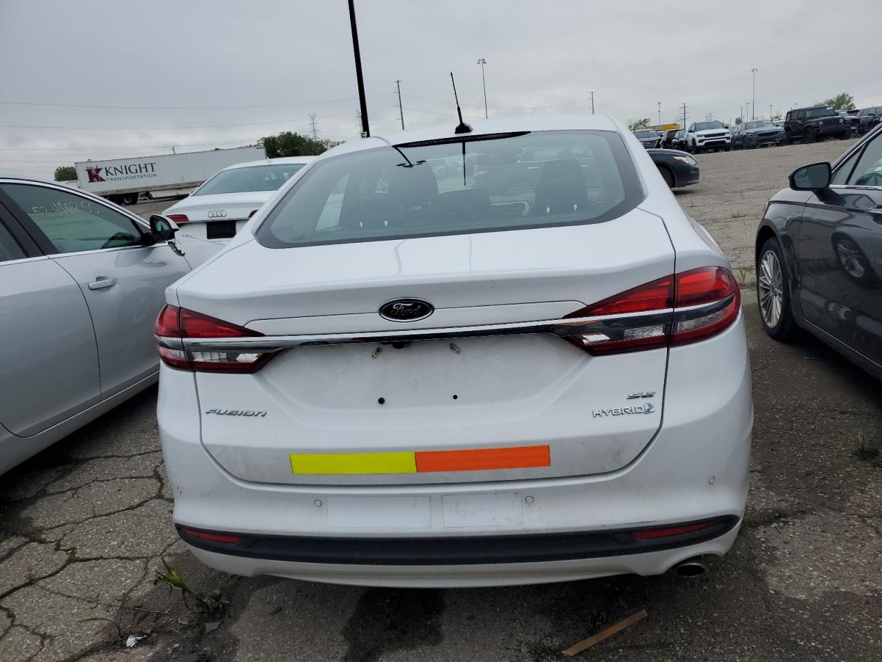 2018 Ford Fusion Se Hybrid VIN: 3FA6P0LU8JR172014 Lot: 54041975