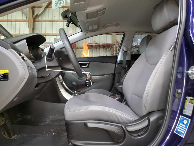  HYUNDAI ELANTRA 2013 Blue