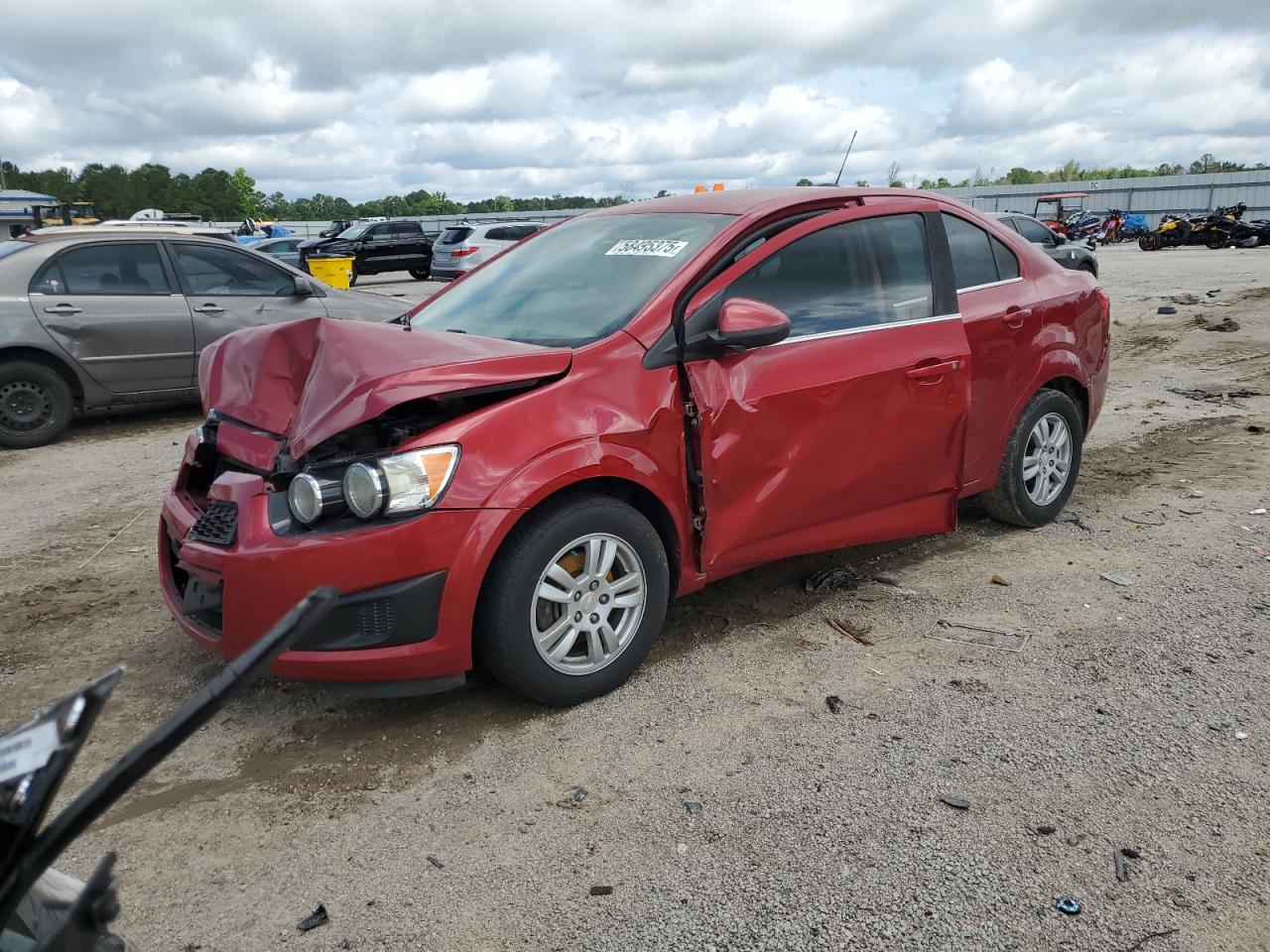 2015 Chevrolet Sonic Lt за продажба в Harleyville, SC - Front End