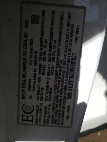 2023 TESLA MODEL 3 