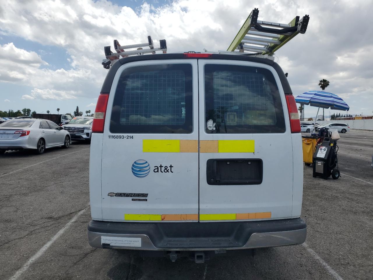 2014 Chevrolet Express G2500 VIN: 1GCWGFCA3E1159948 Lot: 47978075