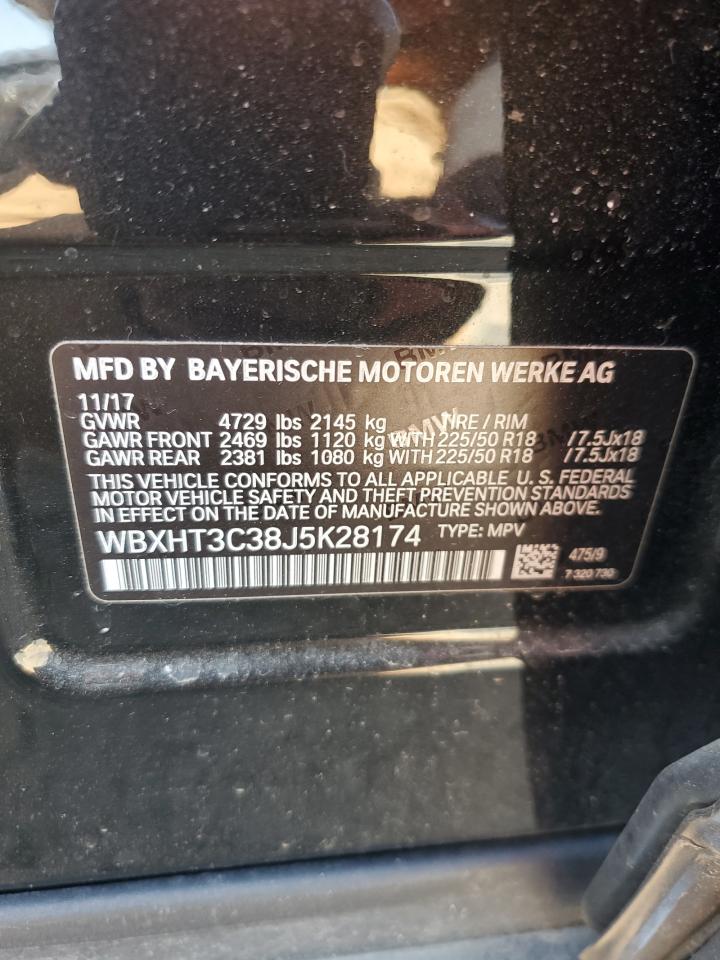 2018 BMW X1 xDrive28I VIN: WBXHT3C38J5K28174 Lot: 57333385