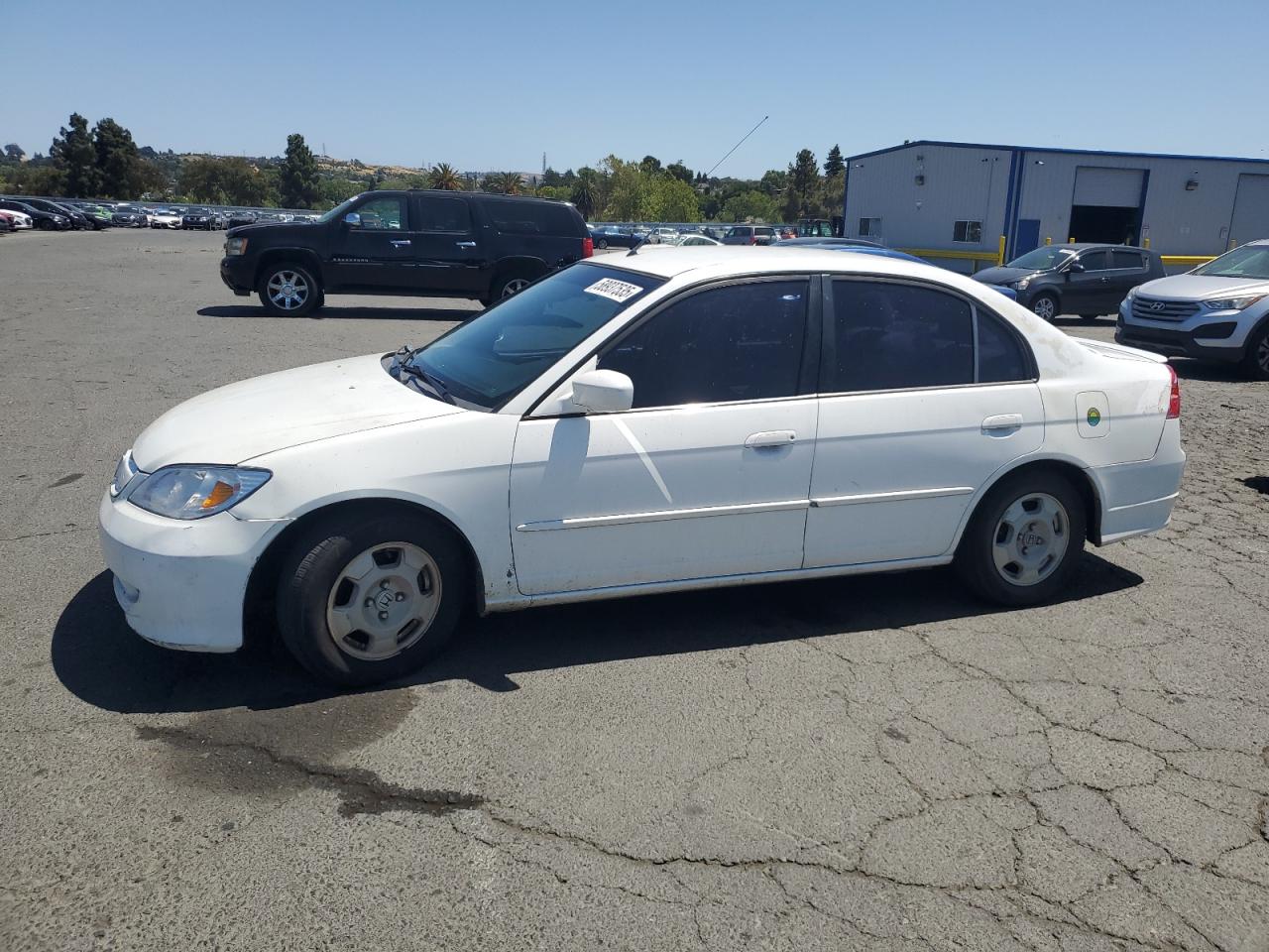 2005 Honda Civic Hybrid en Venta en Vallejo, CA - Rear End
