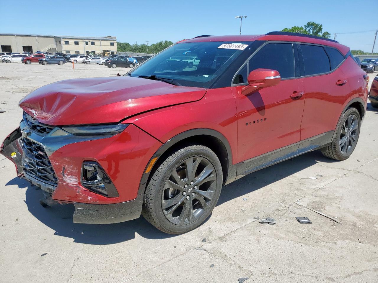 2019 Chevrolet Blazer Rs на продаже в Wilmer, TX - Front End