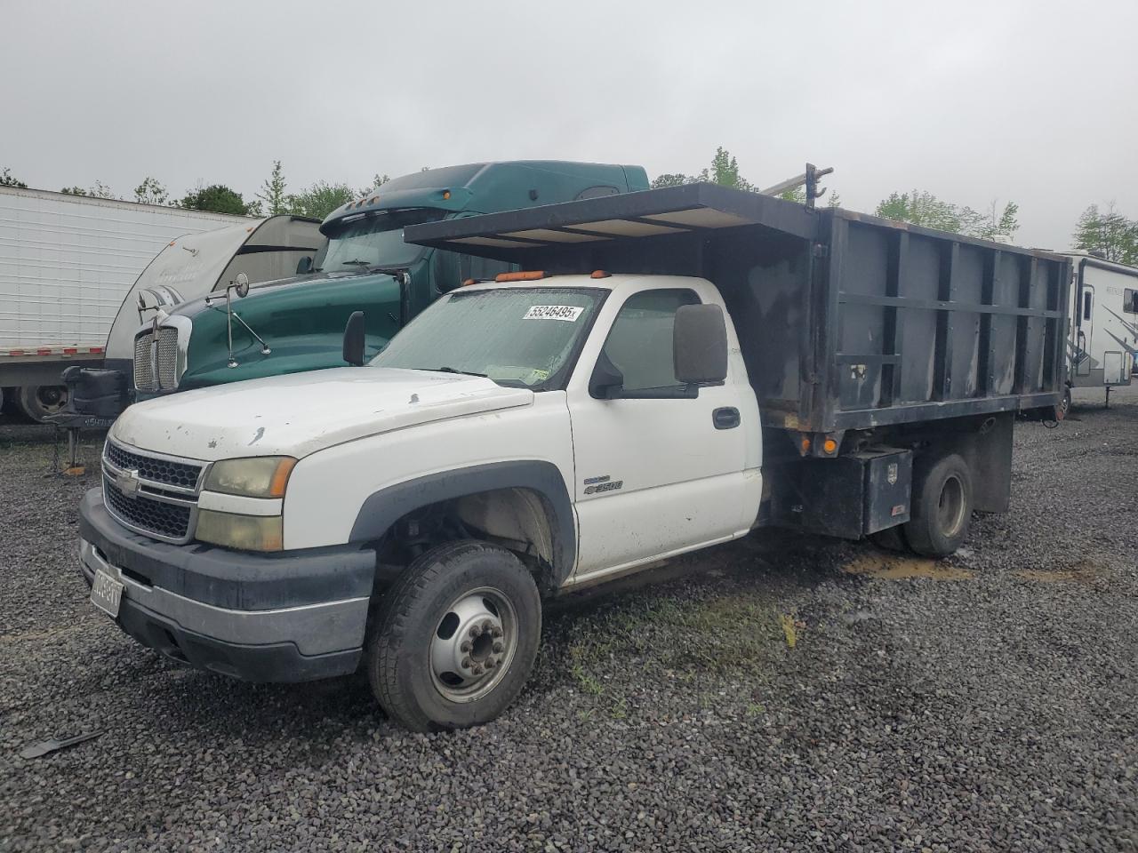 2007 Chevrolet Silverado C3500 იყიდება Fredericksburg-ში, VA - Burn - Engine