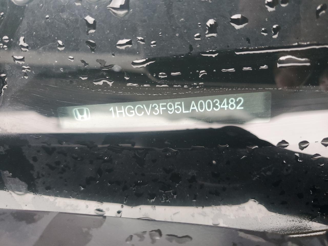 1HGCV3F95LA003482 HONDA ACCORD 2020