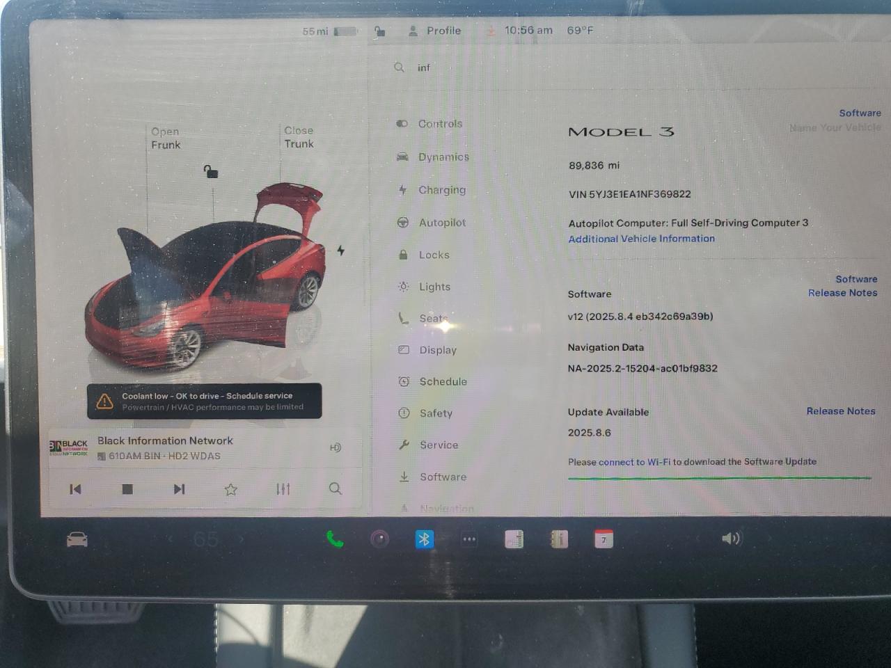 2022 Tesla Model 3 VIN: 5YJ3E1EA1NF369822 Lot: 56118475