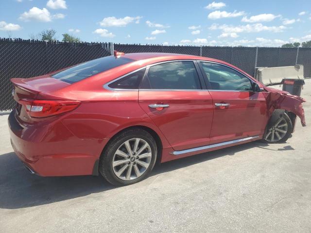  HYUNDAI SONATA 2017 Red