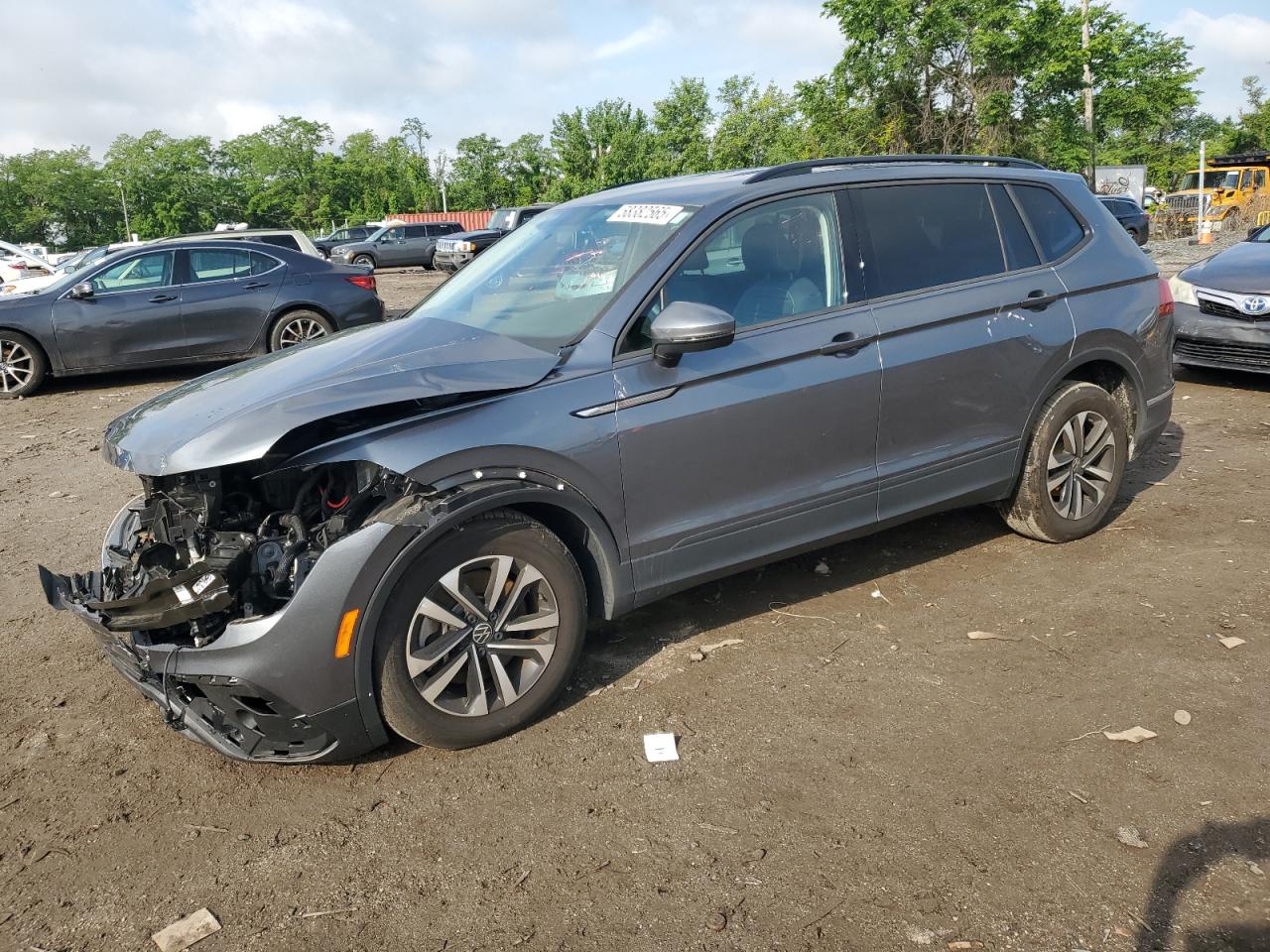 2022 Volkswagen Tiguan S en Venta en Baltimore, MD - Front End