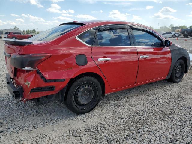  NISSAN SENTRA 2017 Czerwony