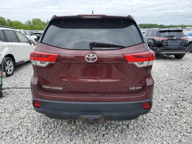 TOYOTA HIGHLANDER 2017 Burgundy