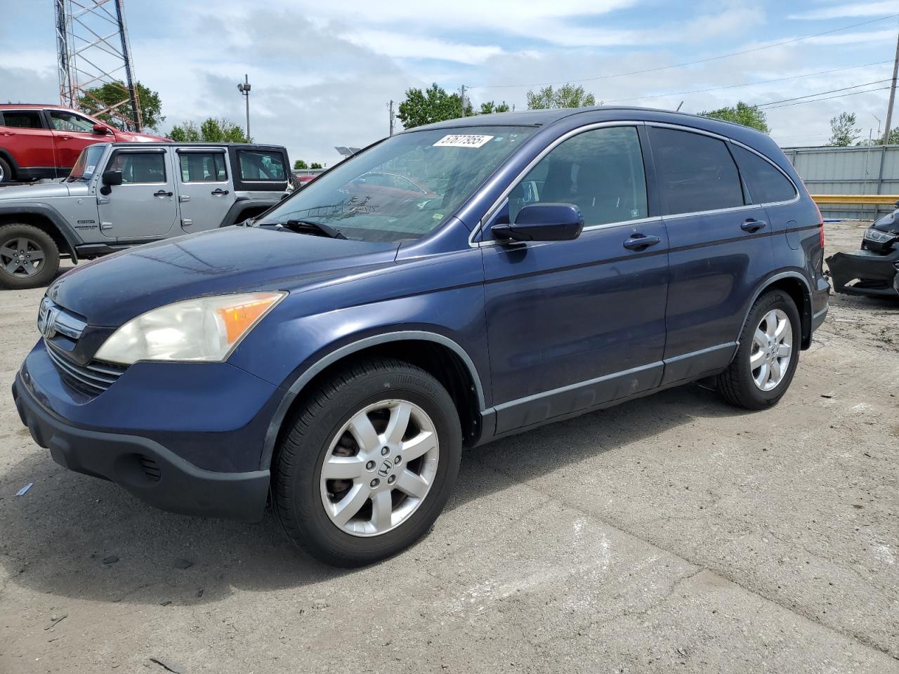 2009 Honda Cr-V Exl იყიდება Dyer-ში, IN - Rear End
