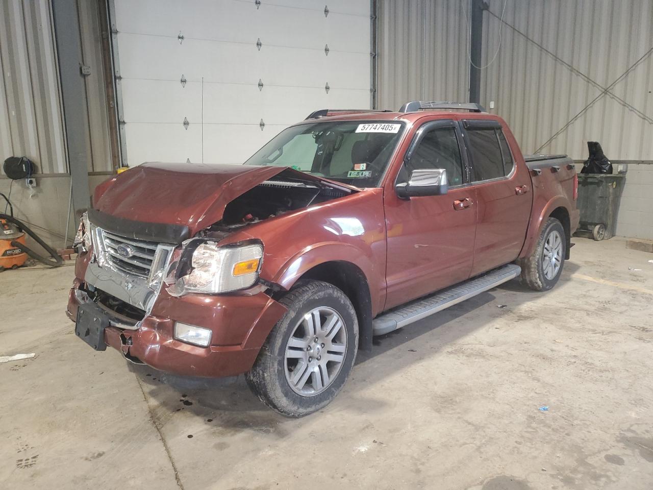 2009 Ford Explorer Sport Trac Limited na sprzedaż w West Mifflin, PA - Front End