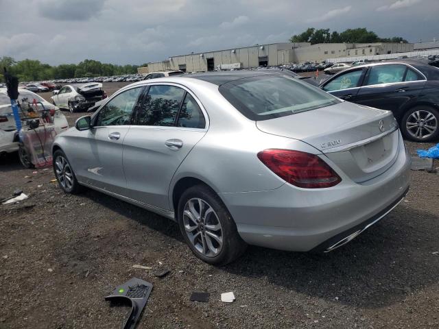  MERCEDES-BENZ C-CLASS 2017 Серебристый