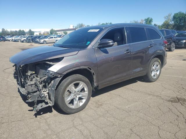  TOYOTA HIGHLANDER 2019 Серый