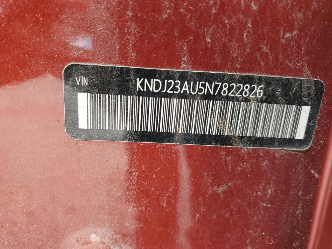 2022 Kia Soul Lx VIN: KNDJ23AU5N7822826 Lot: 58762905