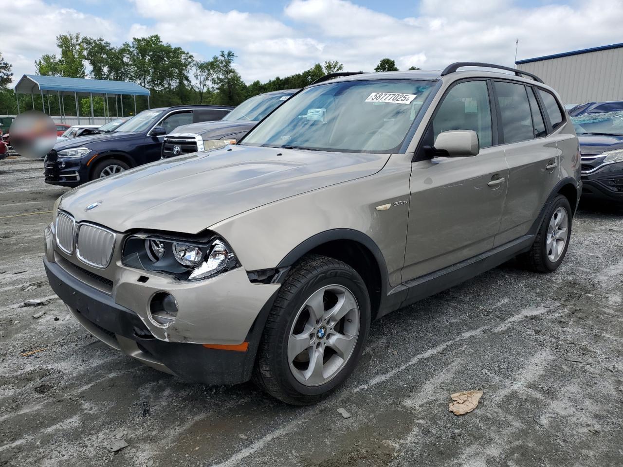 2007 Bmw X3 3.0Si de vânzare în Spartanburg, SC - Front End