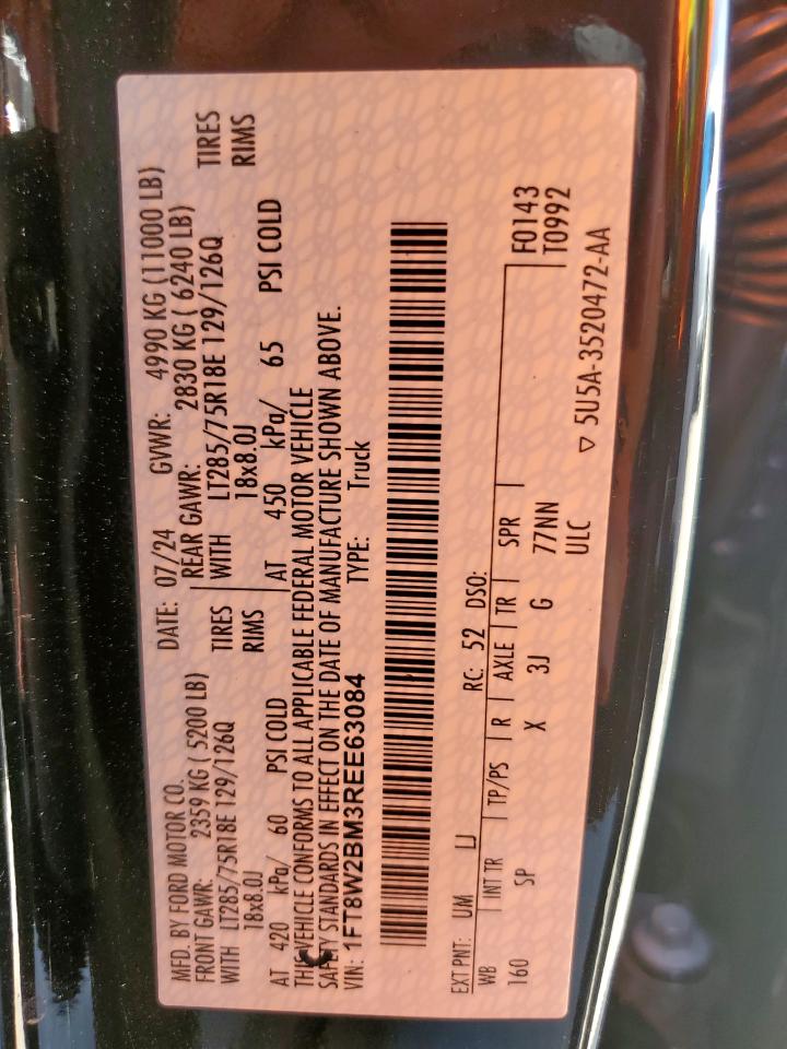 1FT8W2BM3REE63084 FORD F250 2024