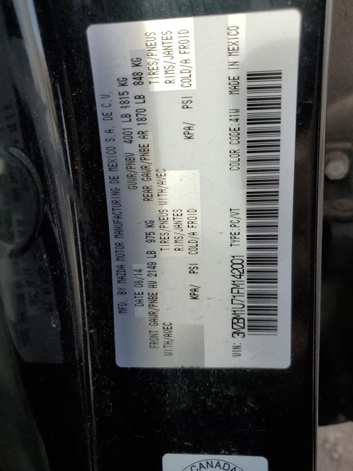 2015 Mazda 3 Sport VIN: 3MZBM1U71FM142001 Lot: 55108055