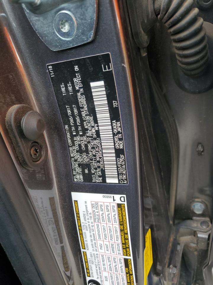 2019 Toyota 4Runner Sr5/Sr5 Premium VIN: JTEBU5JR5K5649351 Lot: 57179625