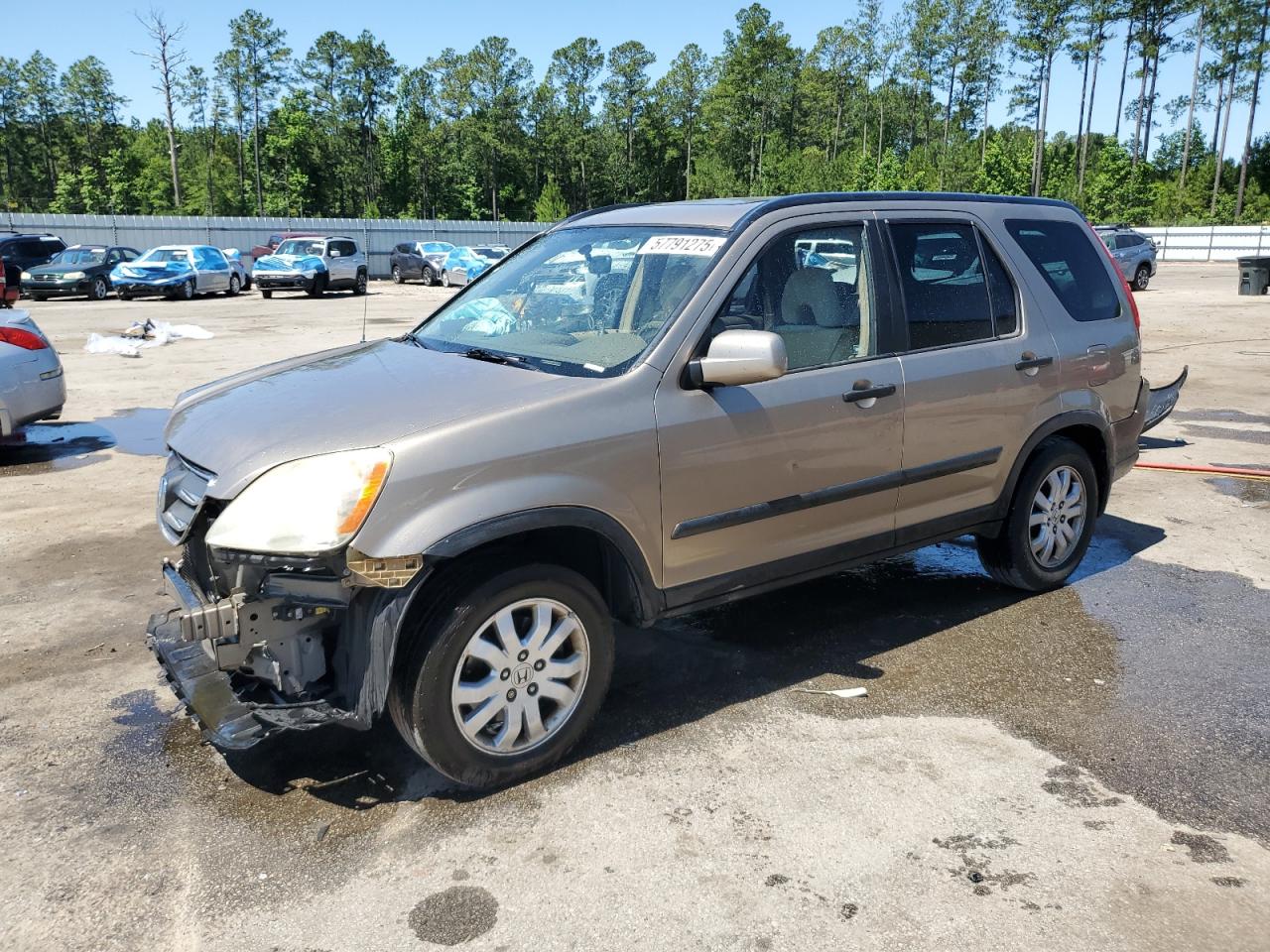 2006 Honda Cr-V Ex للبيع في Harleyville، SC - Front End