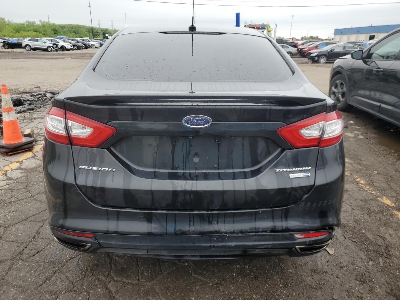 2014 Ford Fusion Titanium VIN: 3FA6P0D95ER341650 Lot: 57052785