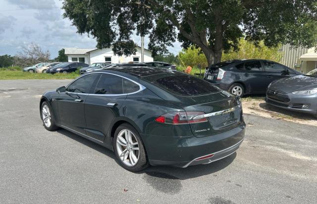 Hatchbacks TESLA MODEL S 2014 Zielony