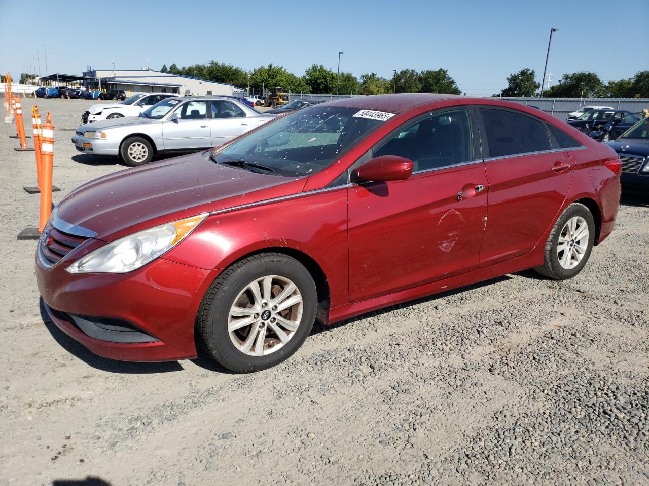 2014 Hyundai Sonata Gls იყიდება Sacramento-ში, CA - Vandalism