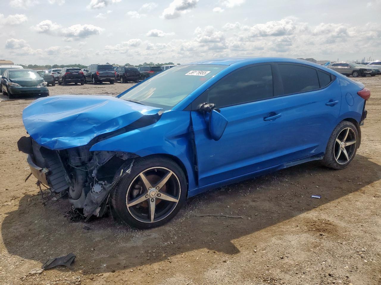 2017 Hyundai Elantra Se blue null gasoline 5NPD74LF9HH125999 photo #1