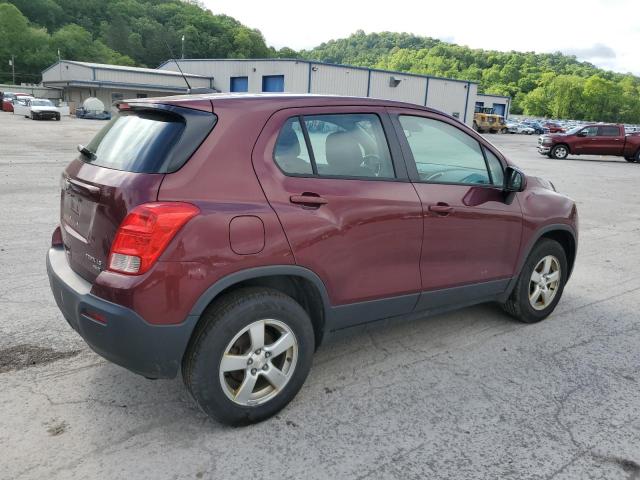  CHEVROLET TRAX 2016 Burgundy