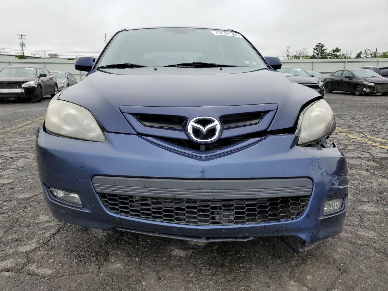 2008 MAZDA MAZDA3 with FRONT END damage, VIN JM1BK344981101125