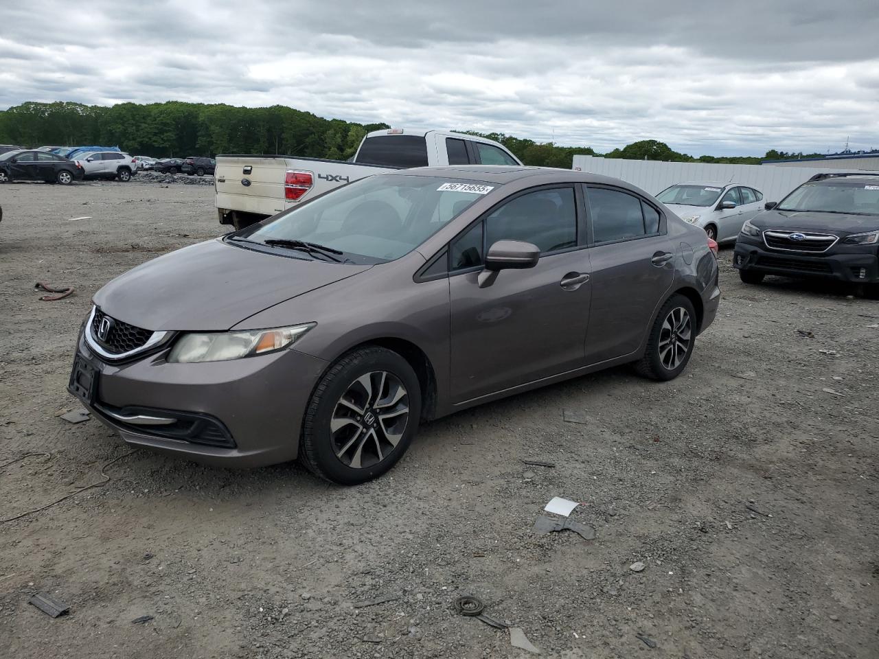 2014 Honda Civic Ex for Sale in Assonet, MA - Front End