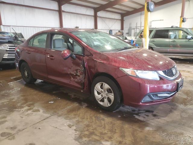  HONDA CIVIC 2013 Бордовый