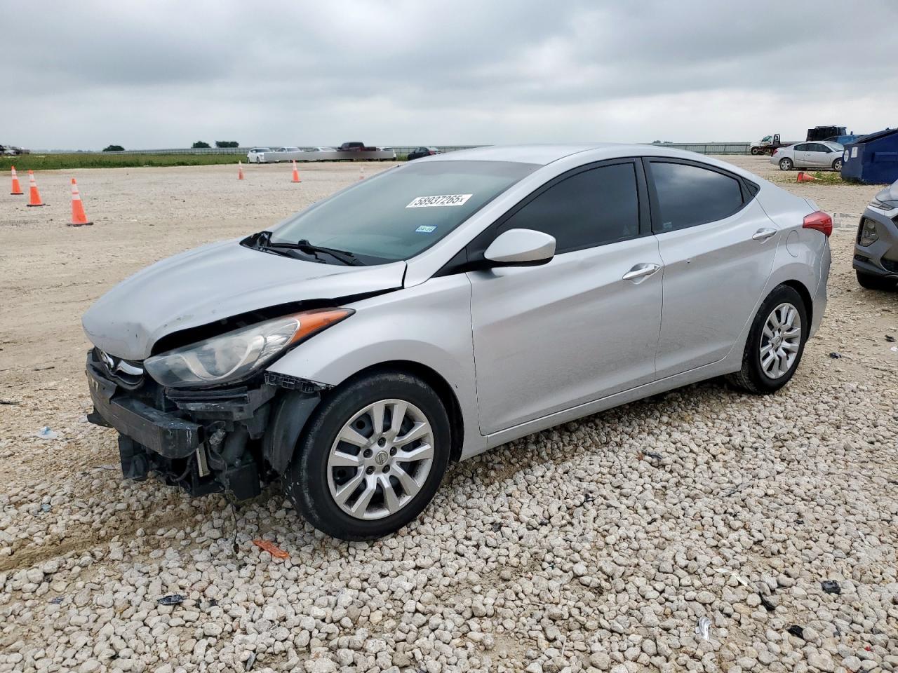2013 Hyundai Elantra Gls na sprzedaż w Temple, TX - Front End