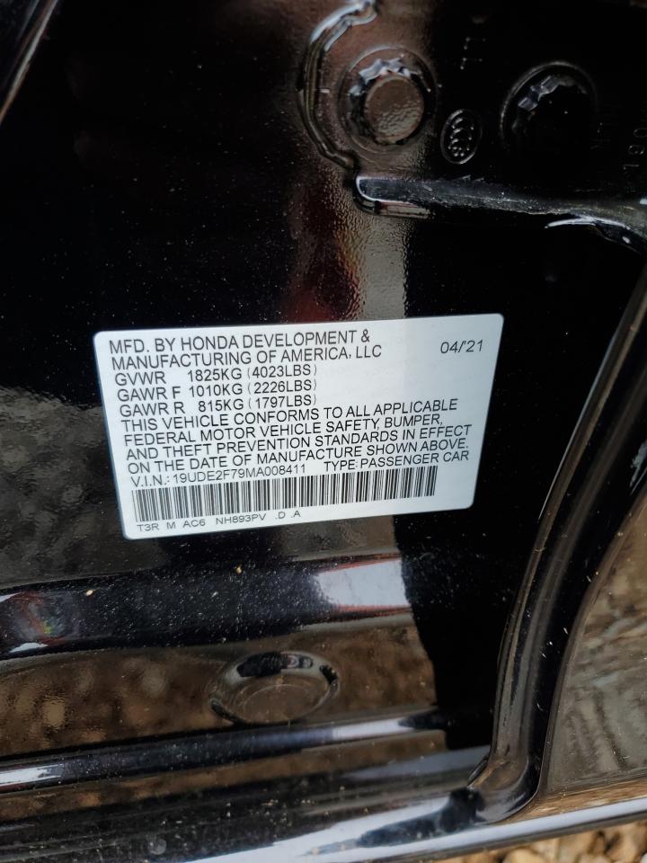 2021 Acura Ilx Premium VIN: 19UDE2F79MA008411 Lot: 56006145