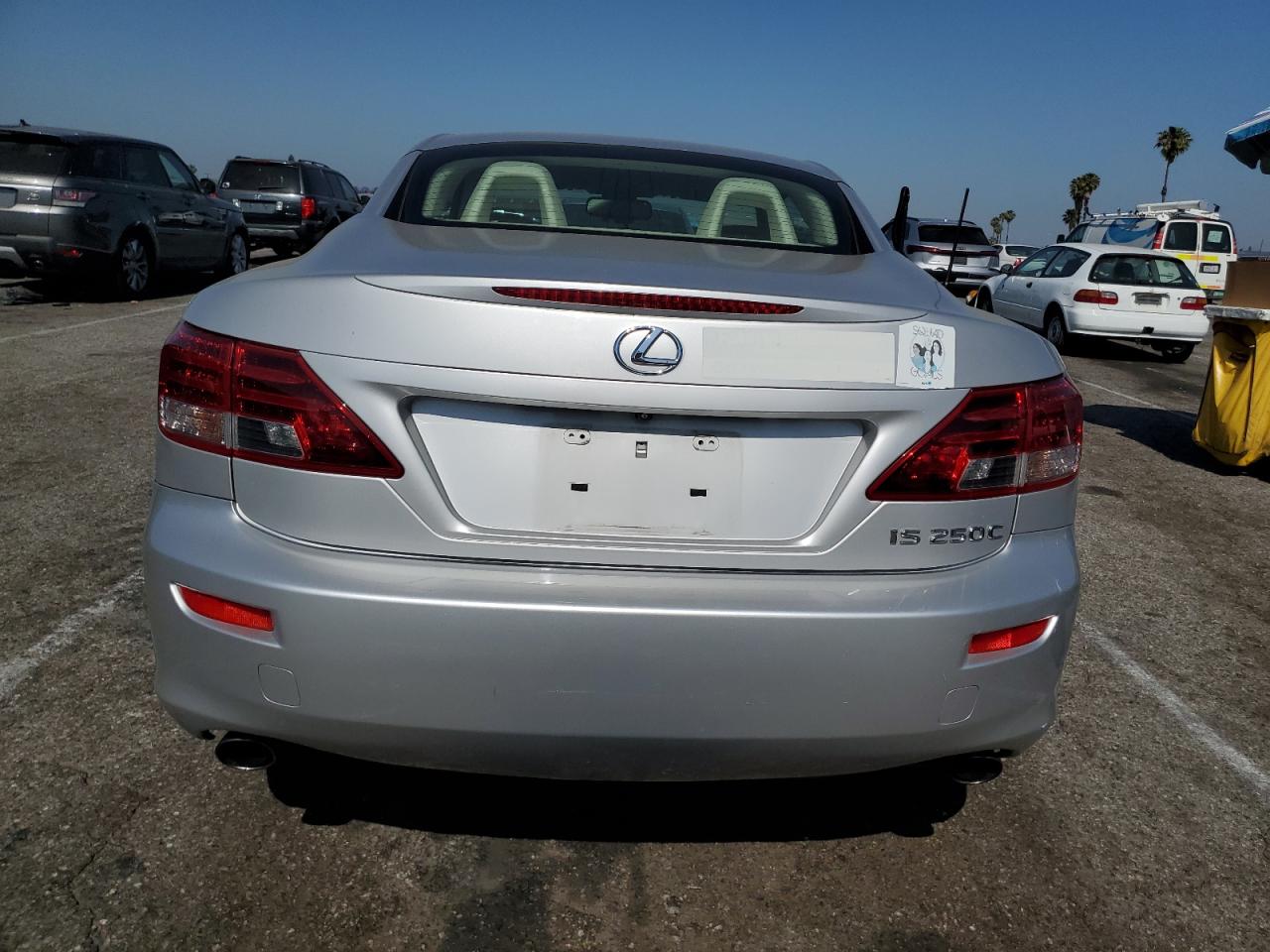2011 Lexus Is 250 VIN: JTHFF2C26B2519092 Lot: 59024375
