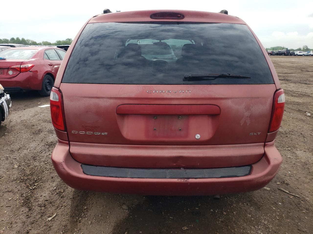 2005 Dodge Caravan Sxt VIN: 1D4GP45R55B181295 Lot: 58246075