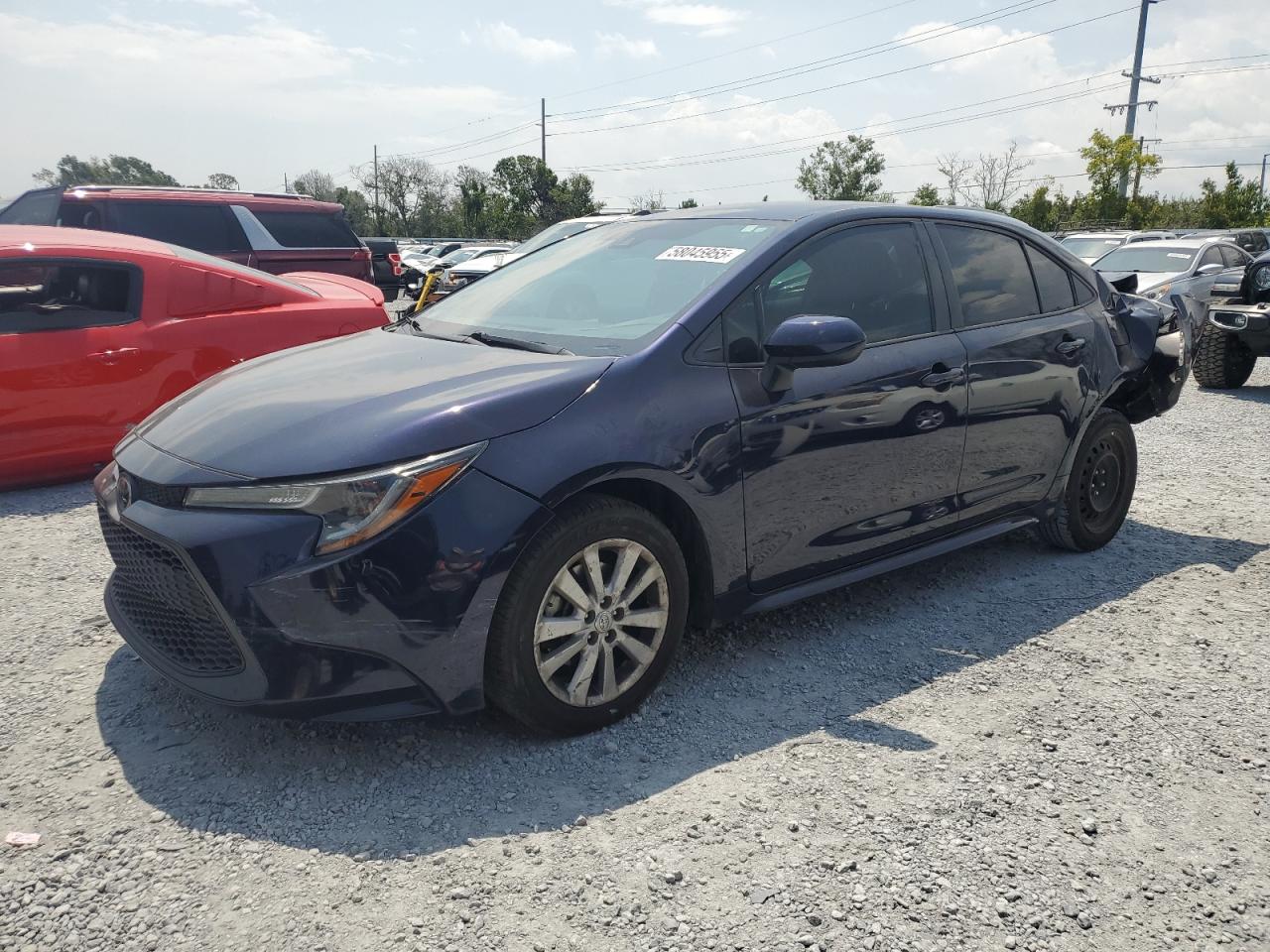 2020 Toyota Corolla Le de vânzare în Riverview, FL - Rear End