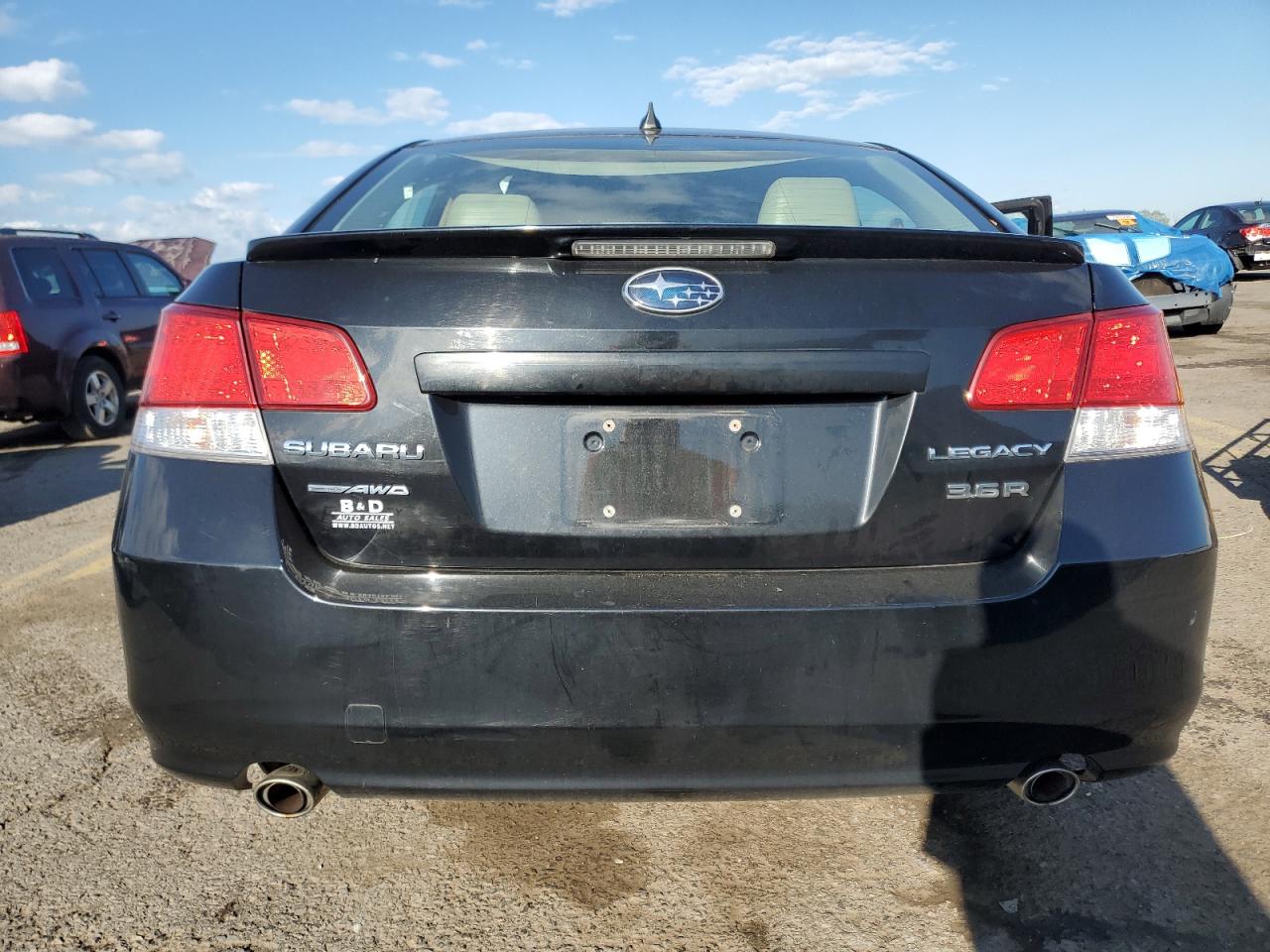2012 Subaru Legacy 3.6R Limited VIN: 4S3BMDJ62C2018077 Lot: 56342345