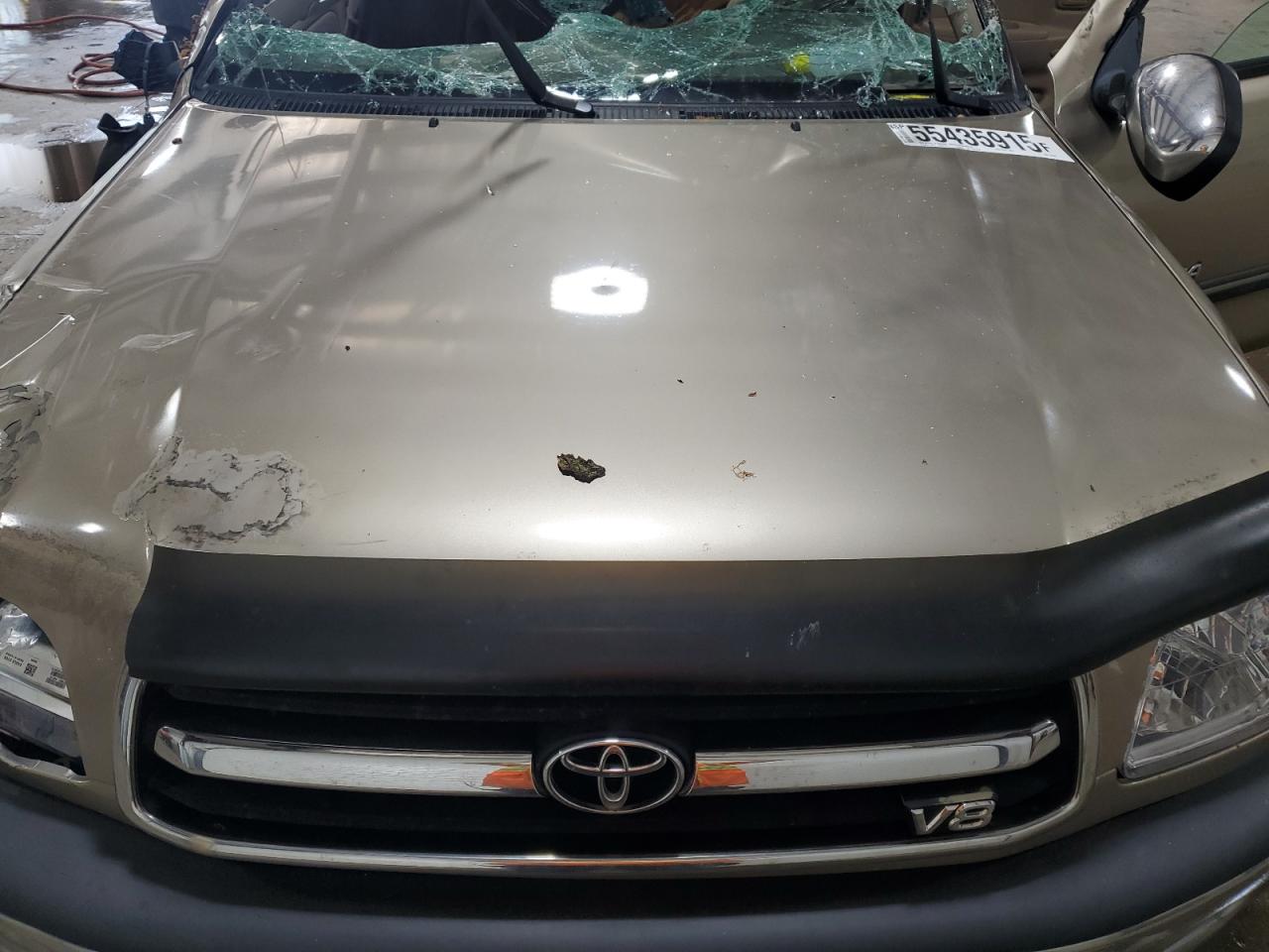 2001 Toyota Tundra Access Cab VIN: 5TBBT44131S192662 Lot: 55435915