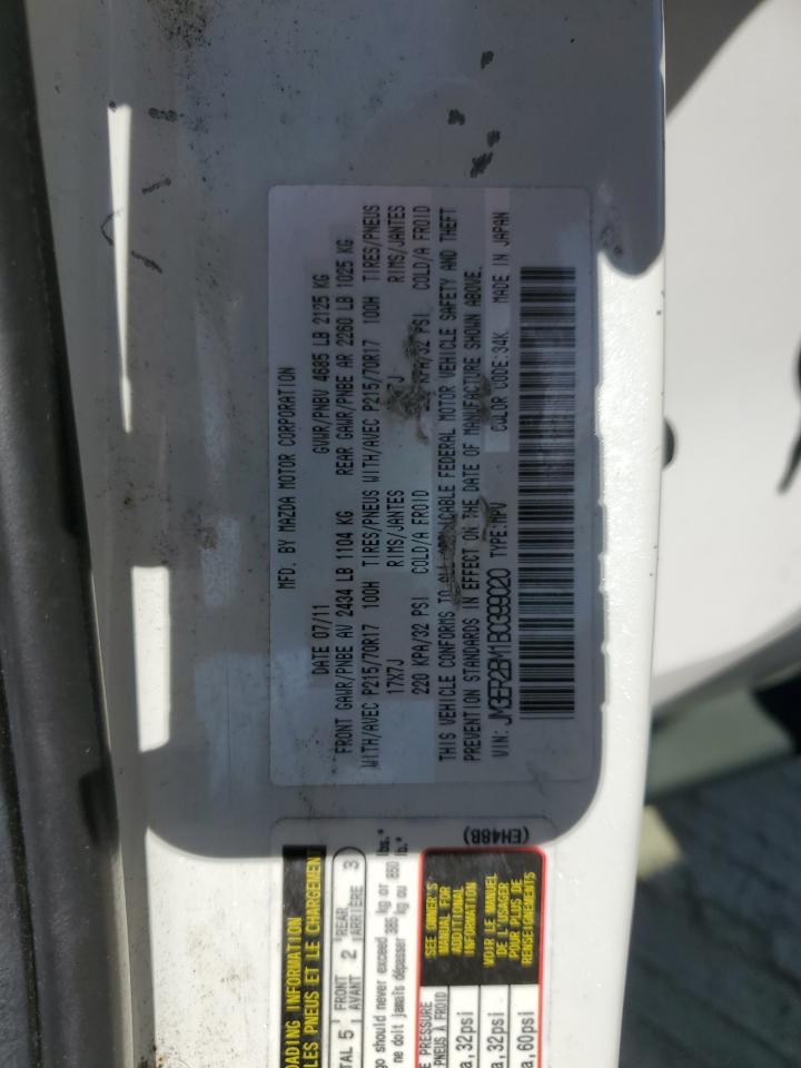 2011 Mazda Cx-7 VIN: JM3ER2BM1B0399020 Lot: 56546845