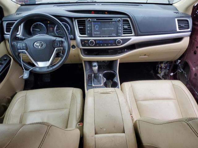  TOYOTA HIGHLANDER 2018 Burgundy