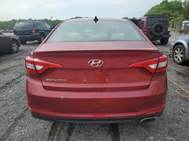 Sedans HYUNDAI SONATA 2015 Red