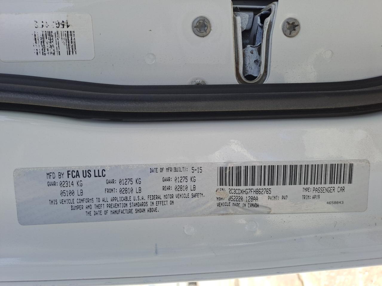 2C3CDXHG7FH862765 - 2010 Dodge Charger - #57938235