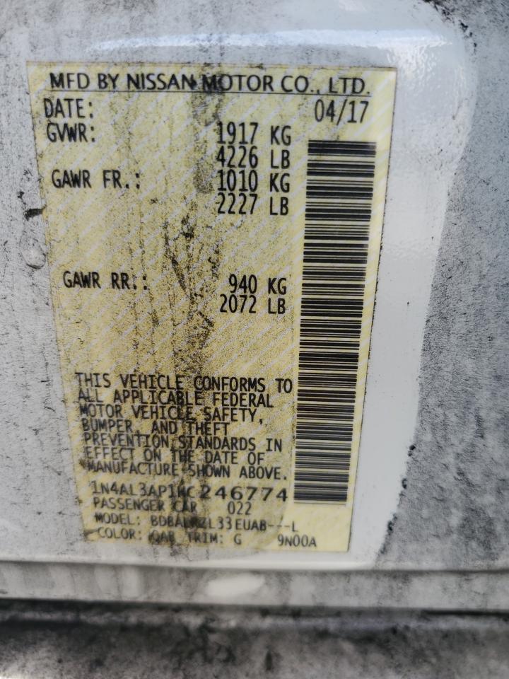 1N4AL3AP1HC246774 NISSAN ALTIMA 2017