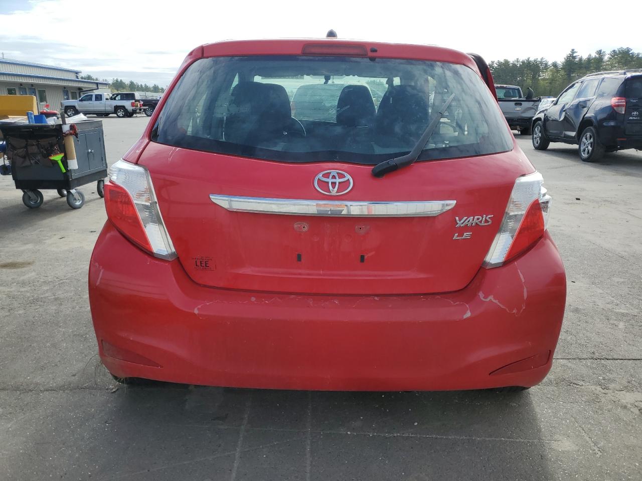 2012 Toyota Yaris VIN: JTDKTUD37CD505770 Lot: 56798455