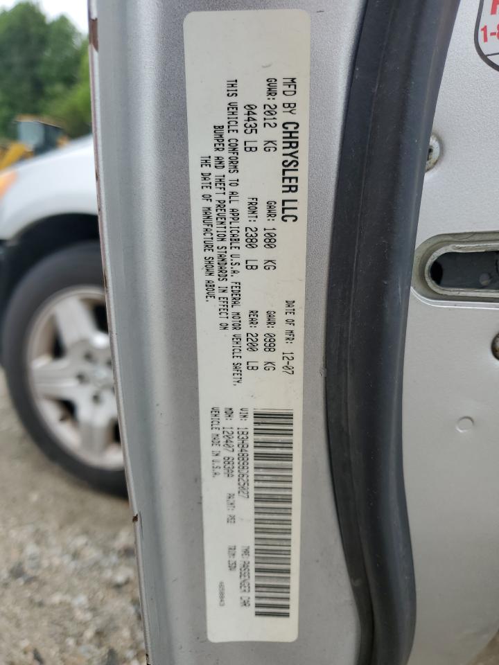 2008 Dodge Caliber Sxt VIN: 1B3HB48B98D625027 Lot: 57021595