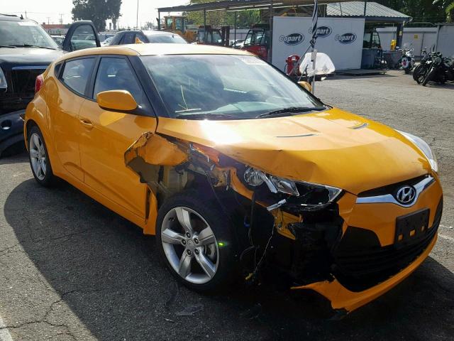 Купе HYUNDAI VELOSTER 2015 Желтый