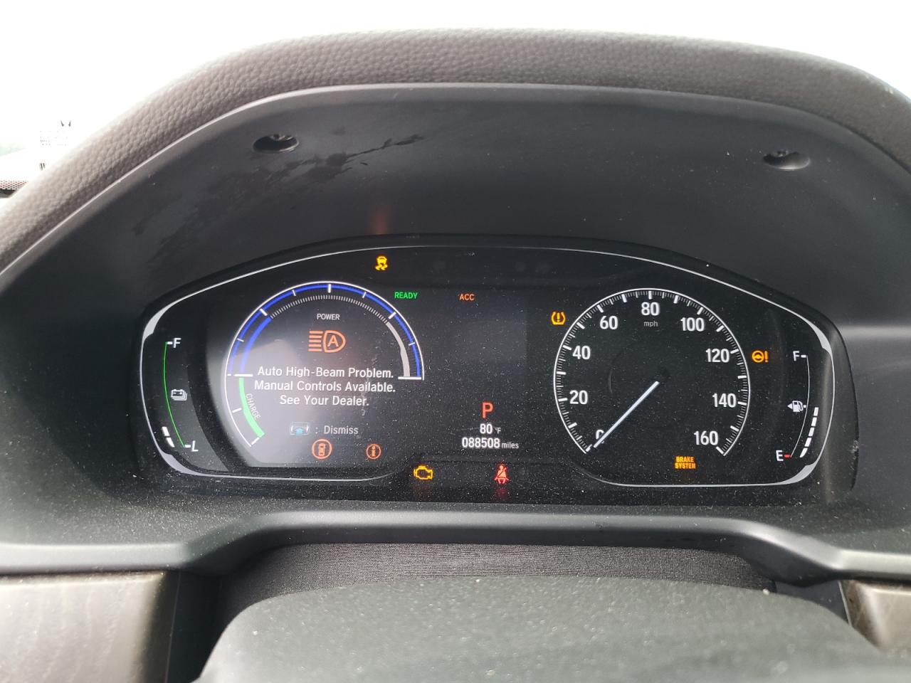 2019 Honda Accord Touring Hybrid VIN: 1HGCV3F90KA017482 Lot: 56480855